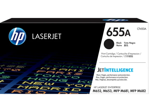 Mực in HP 655A Black Original LaserJet Toner Cartridge (CF450A)