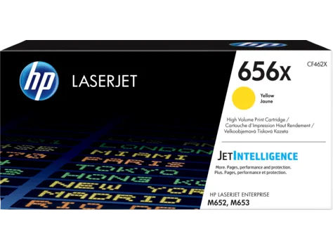 Mực in HP 656X High Yield Yellow Original LaserJet Toner Cartridge (CF462X)