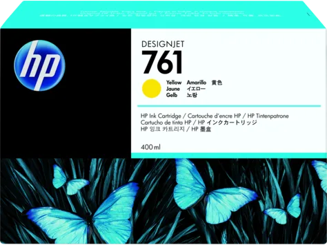 Mực in HP 761 400-ml Yellow DesignJet Ink Cartridge (CM992A)