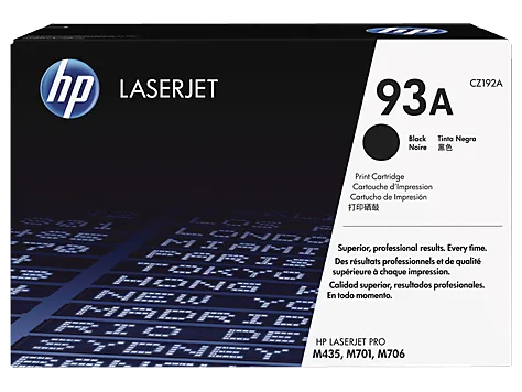 Mực in HP 93A Black Original LaserJet Toner Cartridge (CZ192A) – Hộp mực LaserJet chính hãng