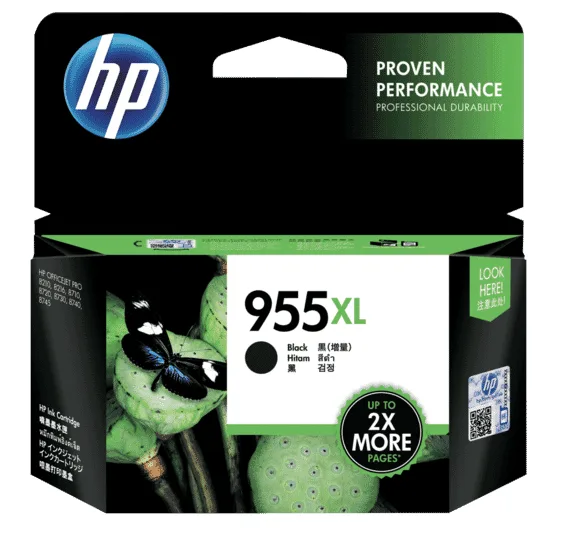 Mực in HP 955XL High Yield Black Original Ink Cartridge (L0S72AA)