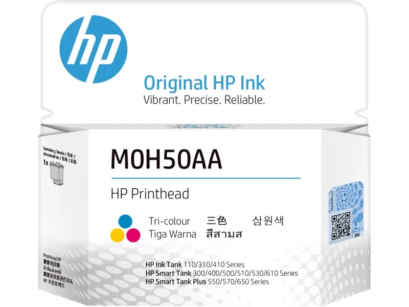 Mực in Đầu in HP M0H50A Tri-color Replacement GT Printhead (M0H50AA) – Đầu in màu cho máy in HP Smart Tank chính hãng