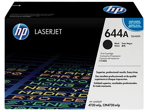 Mực in HP 644A Black Original LaserJet Toner Cartridge (Q6460A)