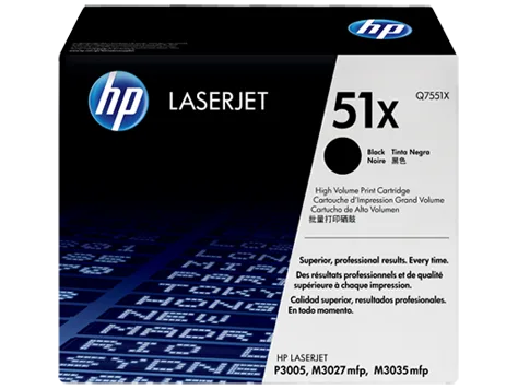 Mực in HP 51X High Yield Black Original LaserJet Toner Cartridge (Q7551X)