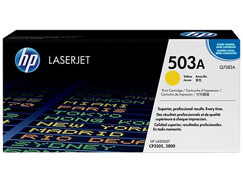 Mực in HP 503A Yellow Original LaserJet Toner Cartridge (Q7582A)