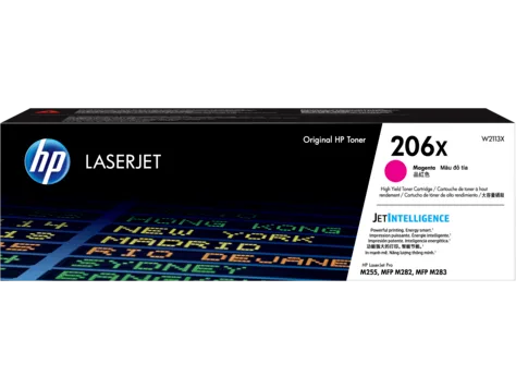 Mực in HP 206X High Yield Magenta Original LaserJet Toner Cartridge (W2113X)