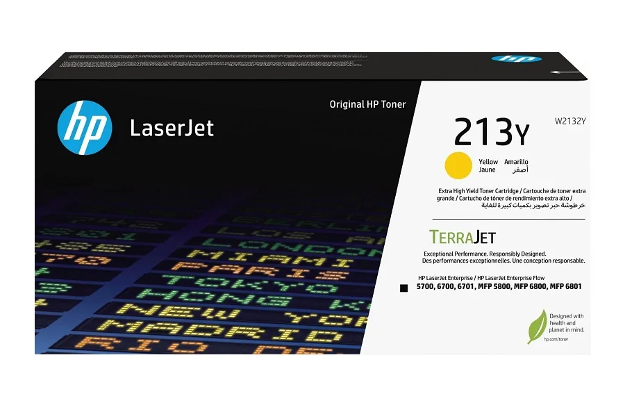 Mực in HP 213A Yellow Original LaserJet Toner Cartridge (W2132A)