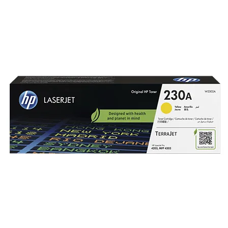 Mực in HP 230A Yellow Original LaserJet Toner Cartridge (W2302A)