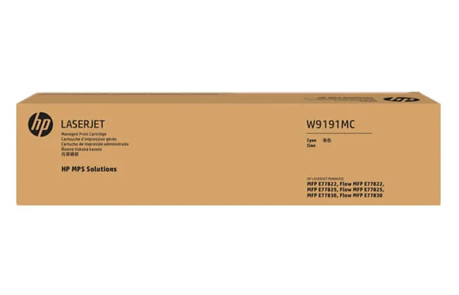 Mực in HP W9191MC Cyan Managed LaserJet Toner (W9191MC)