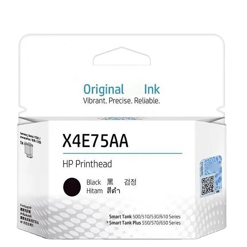 Mực in Đầu in HP X4E75A Black Inktank Printhead (X4E75AA) – Đầu in đen cho máy in HP Smart Tank chính hãng