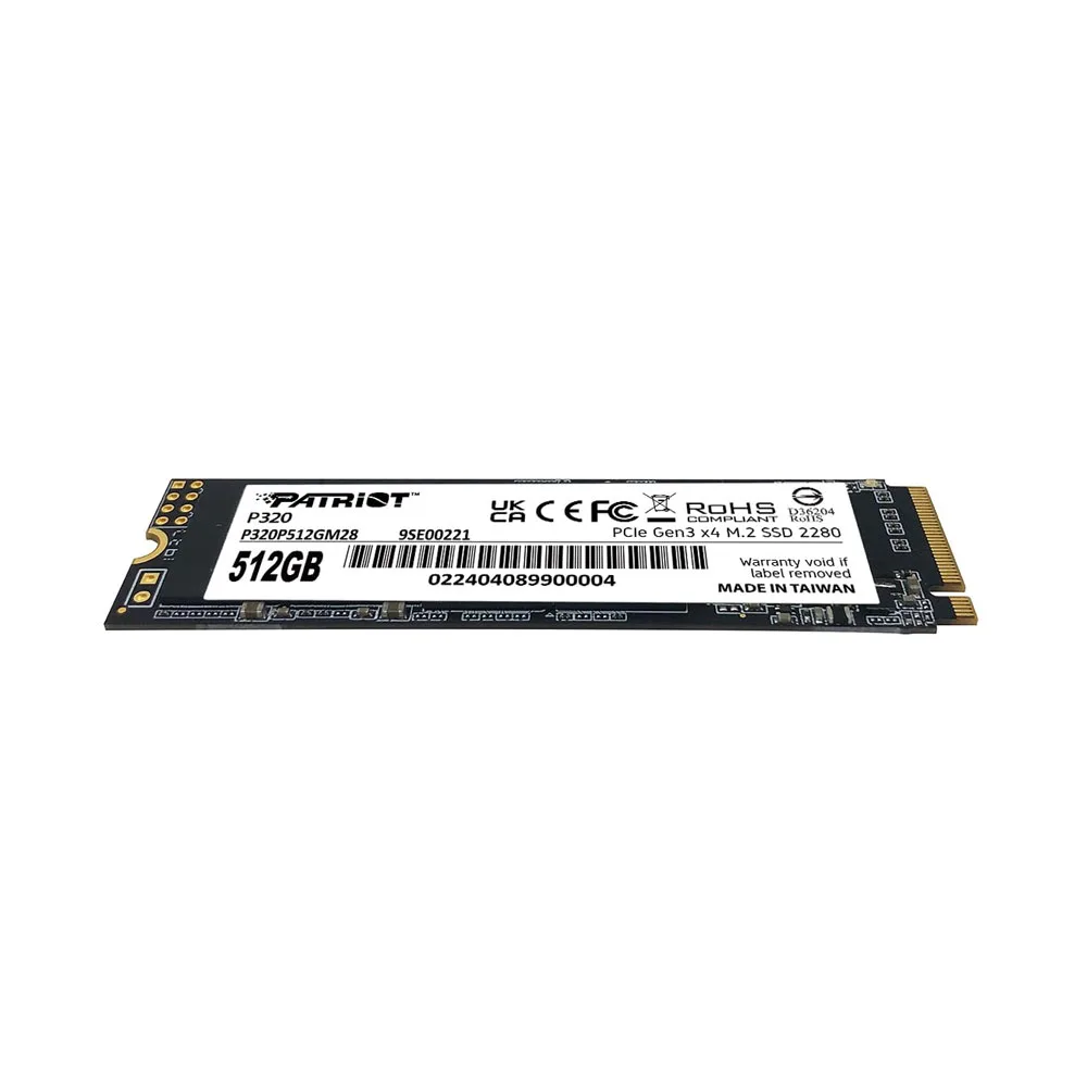 Ổ cứng SSD Patriot P320 512GB NVMe M.2 PCIe Gen3 x4 (P320P512GM28) - ảnh 2