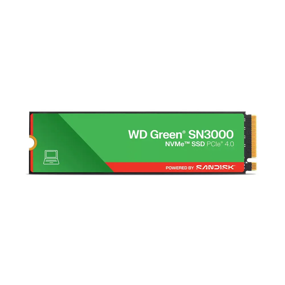 Ổ cứng SSD WD Green SN3000 1TB NVMe PCIe Gen4 x4 (WDS100T5G0E)