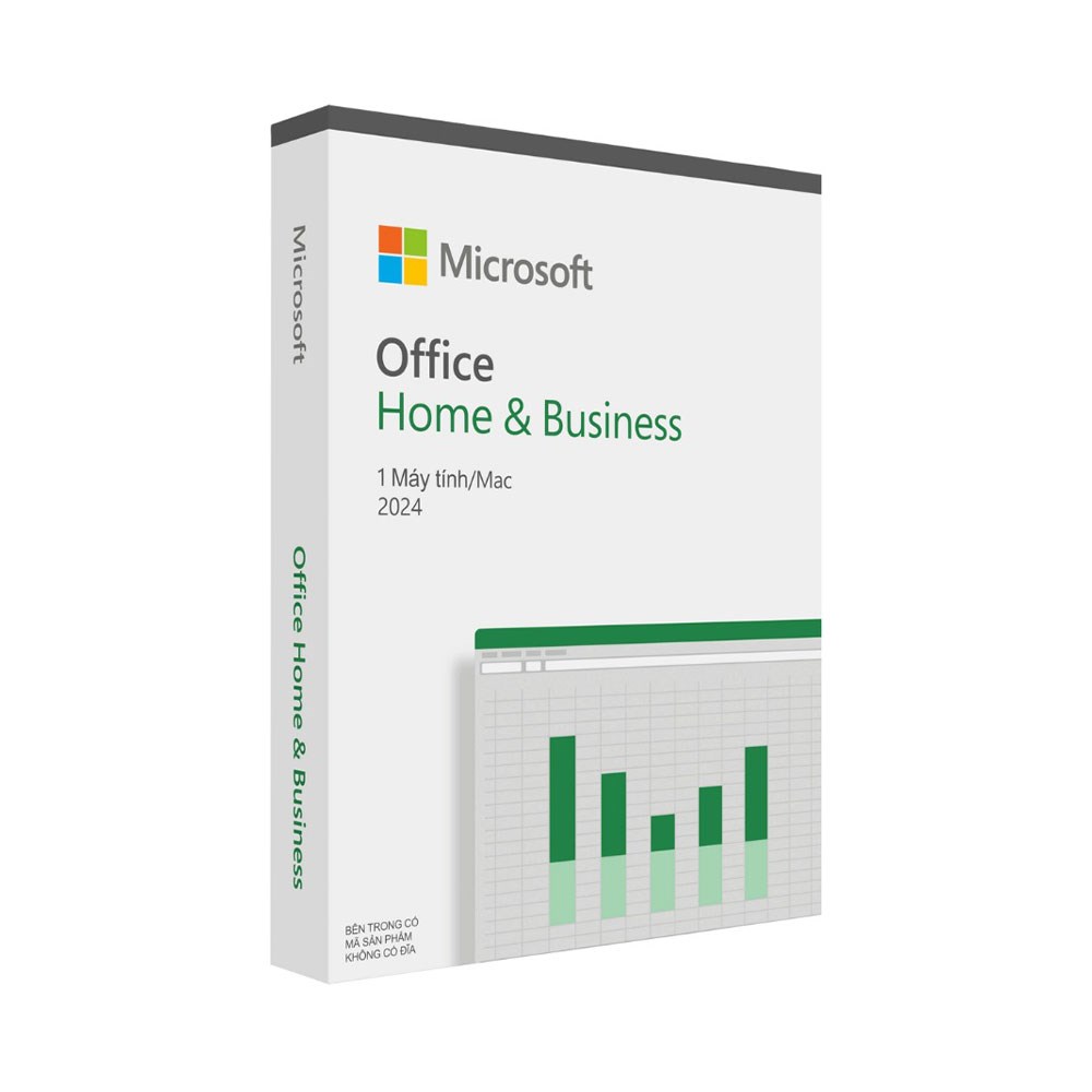 Microsoft Office Home & Business 2024 Medialess bản quyền chính hãng
