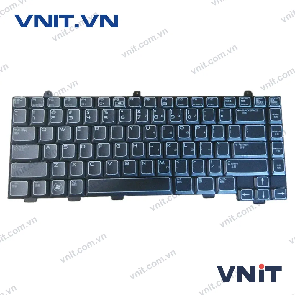 Phím Laptop Dell Alienware M15X-R1,M17X-R1 Có Đèn - Keyboard Dell Alienware M15X-R1,M17X-R1 Backlight