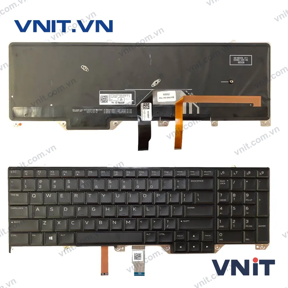 Phím Laptop Dell Alienware M17X-R4, M18-R5 (Có Đèn) - Keyboard Dell Alienware M17X-R4,M18-R5