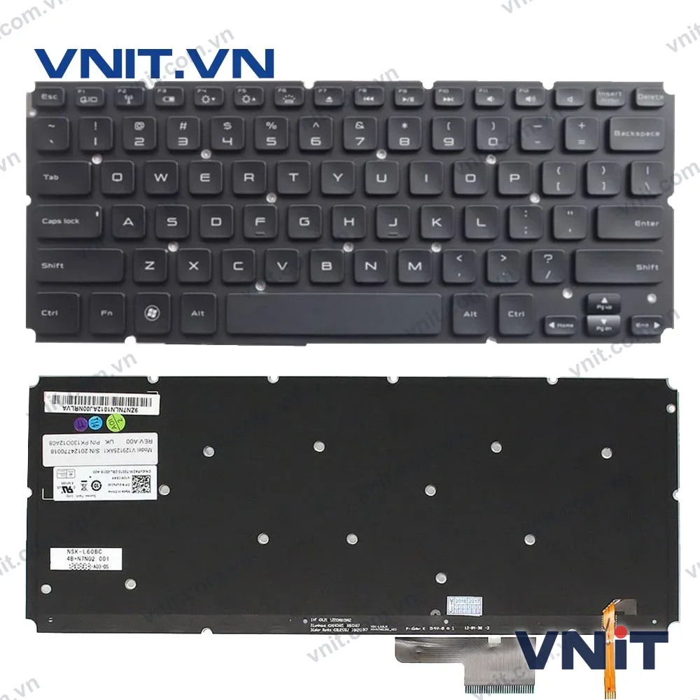 Phím Laptop Dell XPS 14Z-L421X,15Z-L521X (có đèn) - Keyboard Dell XPS 14Z-L421X,15Z-L521X Backlight