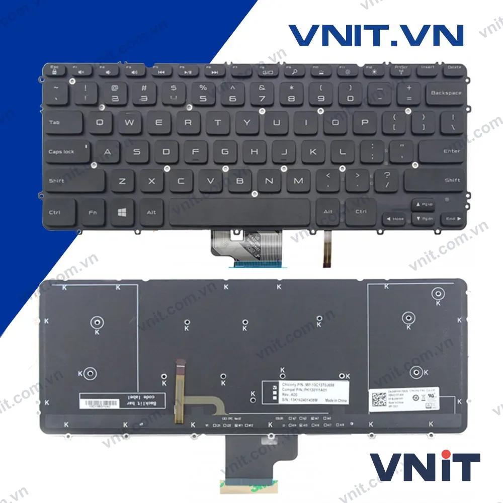 Phím Laptop Dell XPS 9530, Precision M3800 (Có Đèn)