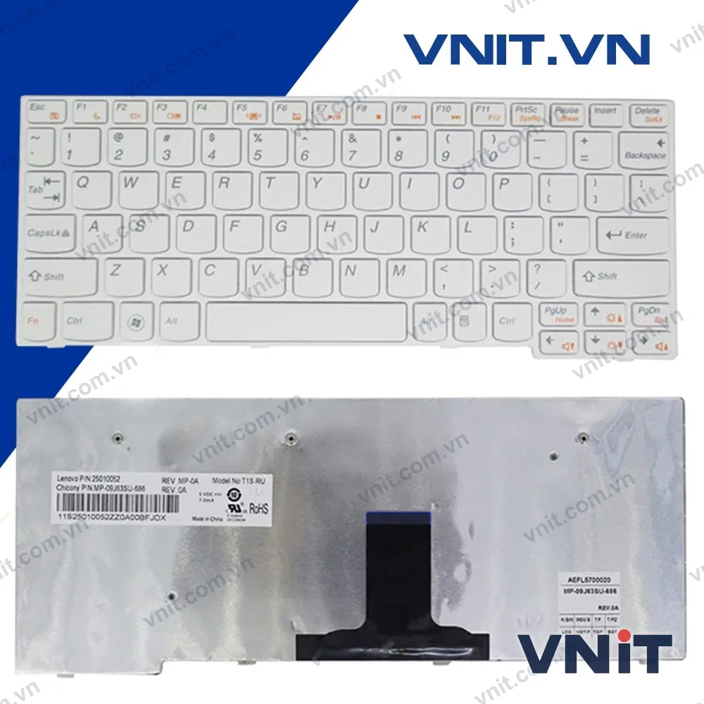 Phím Lenovo S10-3S Màu Trắng - Keyboard Lenovo S10-3S