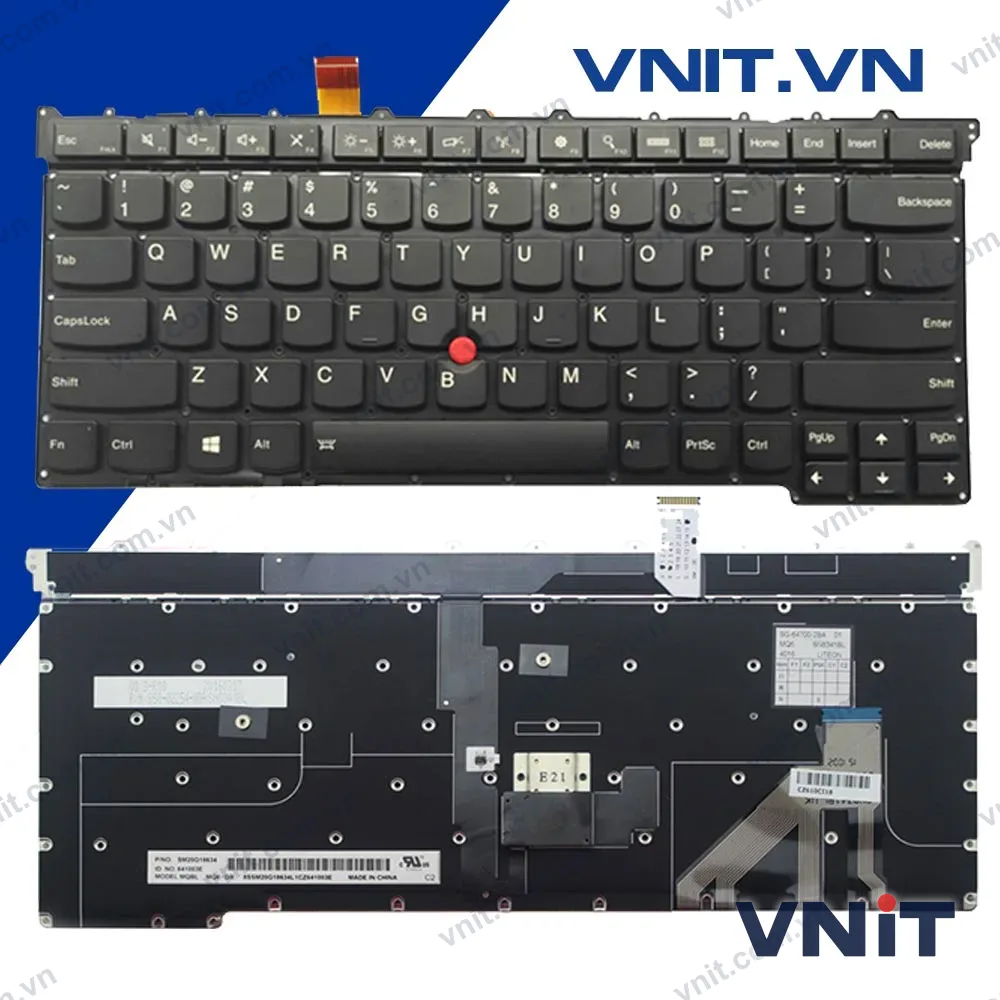 Phím Lenovo ThinkPad X1 Gen 3 Có Đèn