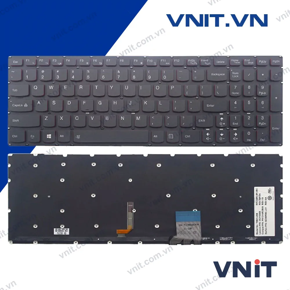 Phím Lenovo Y50 Có Đèn, Y50-70 - Backlit Keyboard Y50