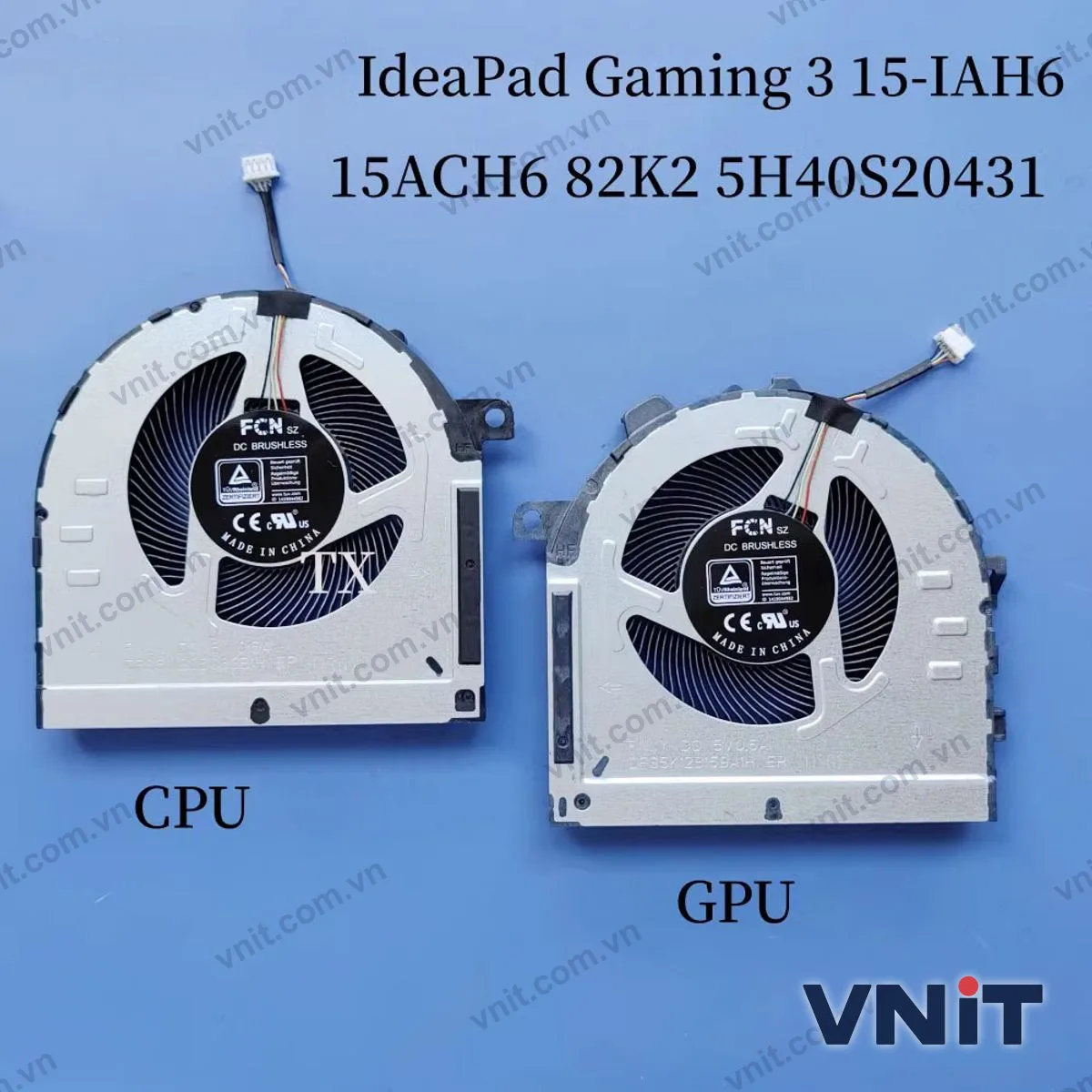 Quạt tản nhiệt CPU GPU laptop Lenovo IdeaPad Gaming 3 15IAH6 15ACH6 Type 82K2 5H40S20431