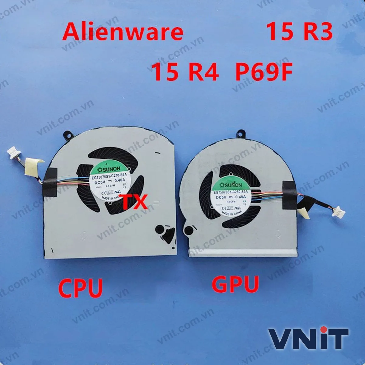 Quạt tản nhiệt laptop Dell Alienware 15 R3, 15 R4
