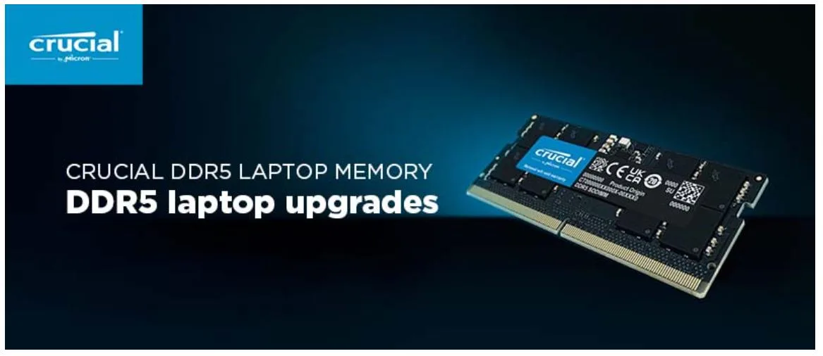 RAM Laptop Crucial 32GB DDR5 5600MHz (CT32G56C46S5) - ảnh 2