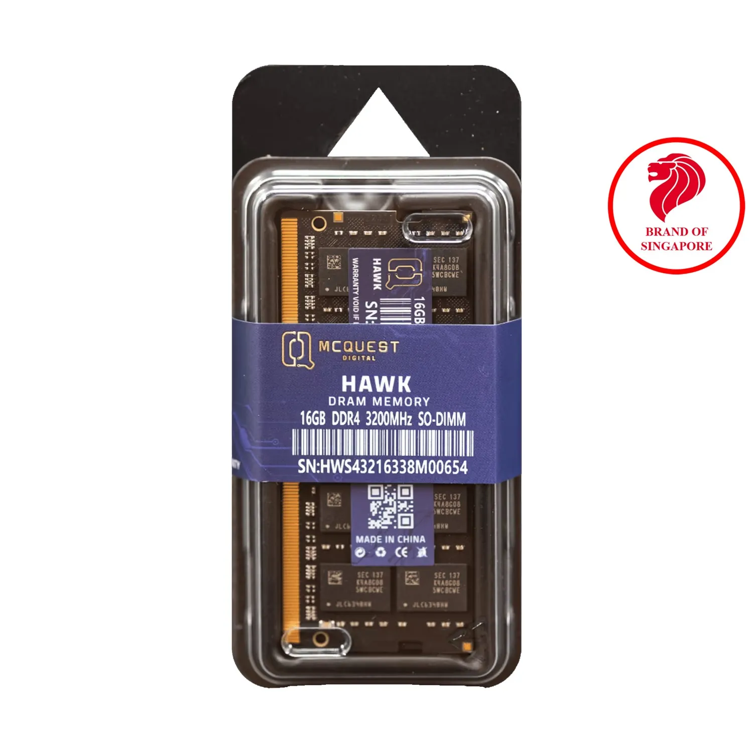 RAM Laptop McQuest HAWK 16GB DDR4 3200MHz (SODIMM)