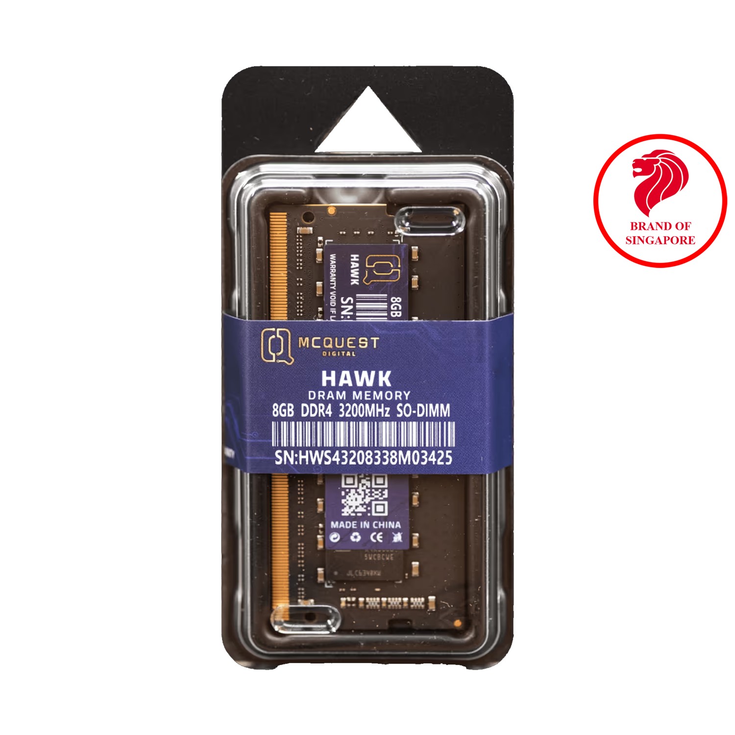 RAM QUEST HAWK 8GB DDR4 3200MHz SO-DIMM