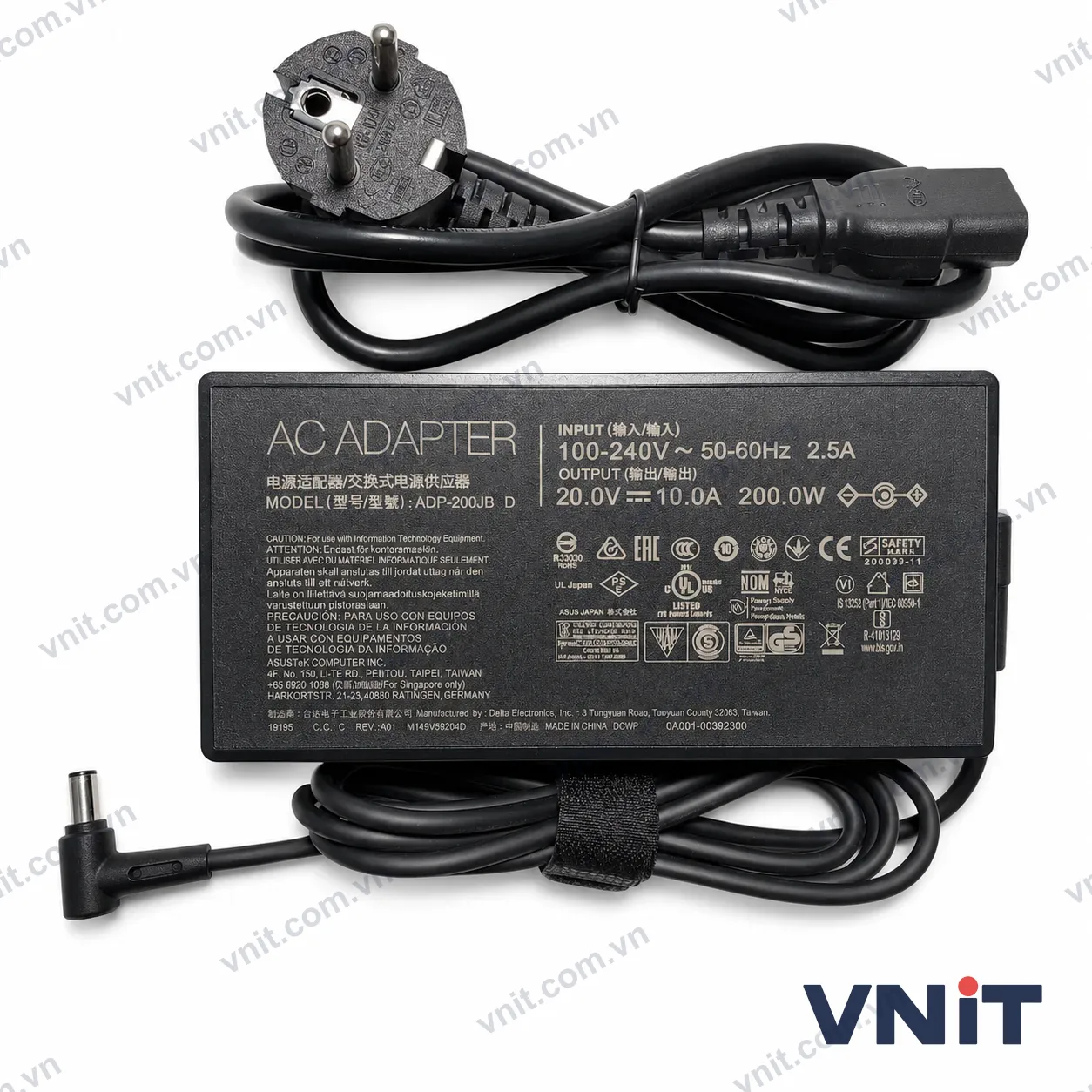 Sạc Asus 200W đầu ROG 6.0x3.7mm (20V-10A)