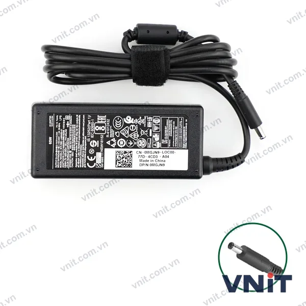 Sạc Dell 65W đầu 4.5x3.0mm chính hãng (19.5V-3.34A) - Full VAT