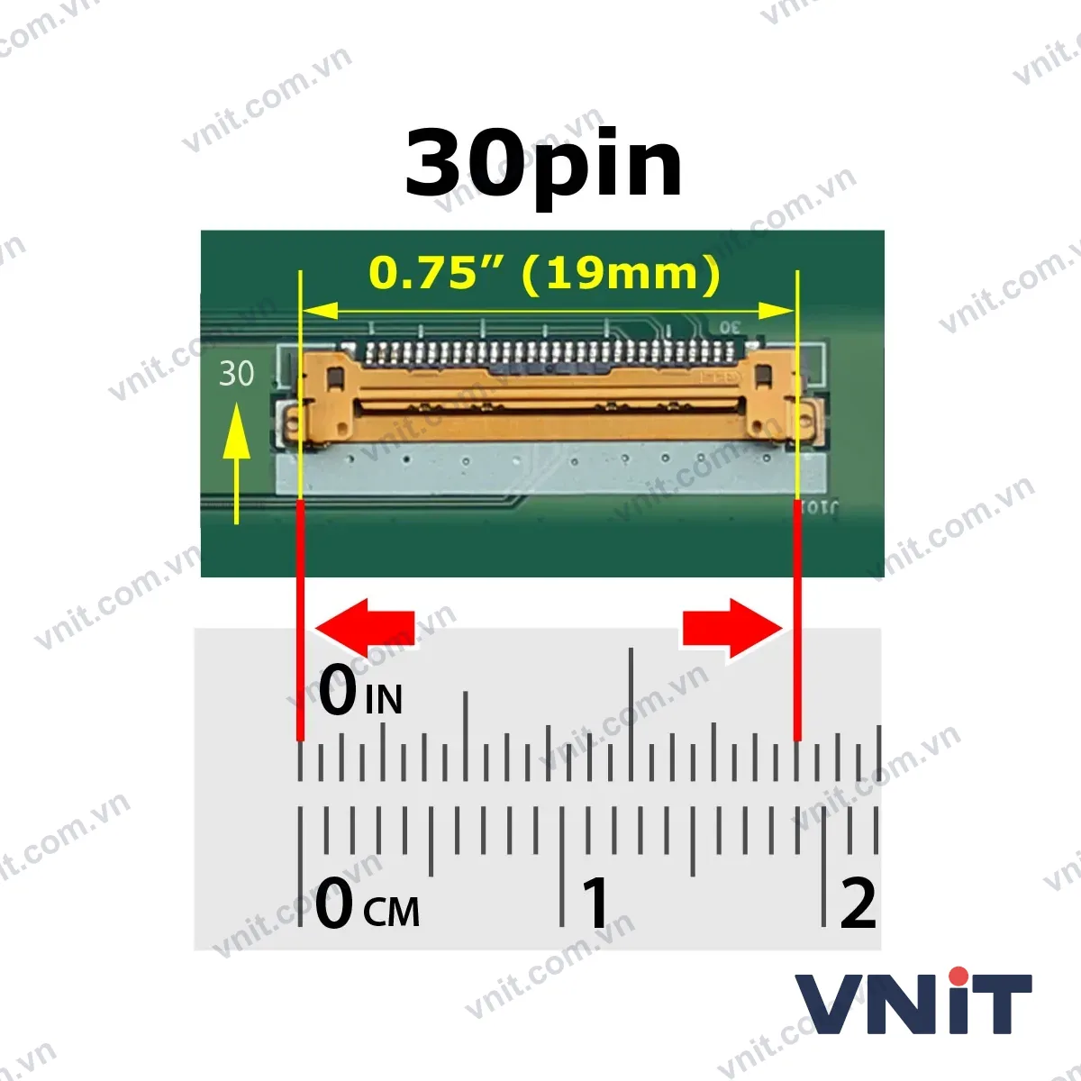 Màn hình Laptop 11.6" HD 30pin - N116BGE-EB2 - ảnh 2